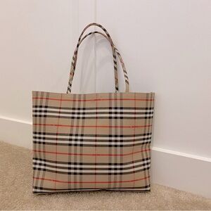 Authentic Burberry Canvas Bag